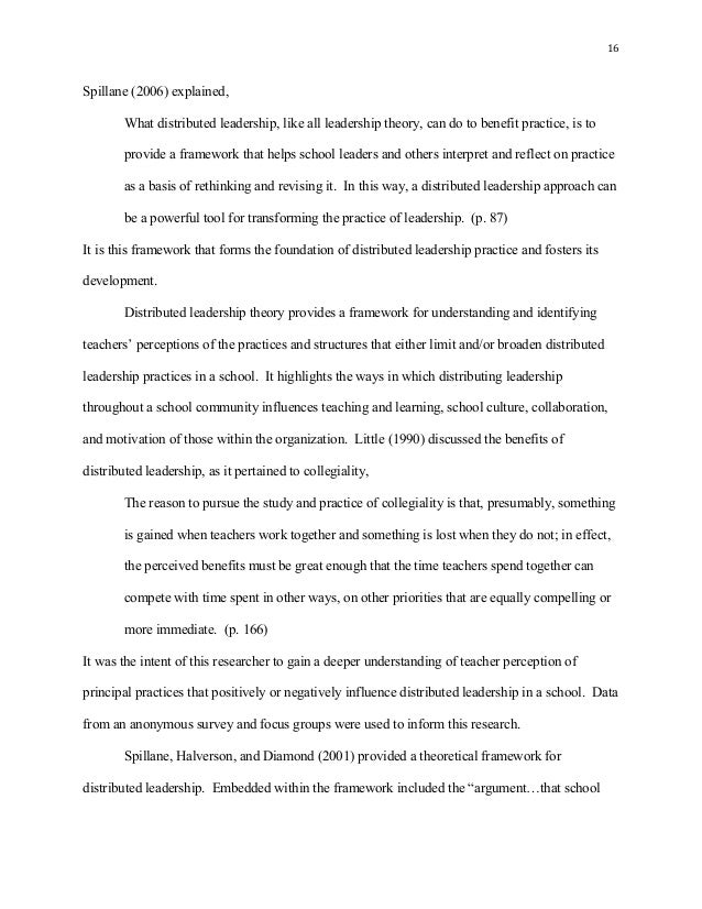 distributed leadership in schools pdf examples of distributed leadership in schools
